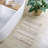 Woven Texture Stripe Bath Rug 22X58"