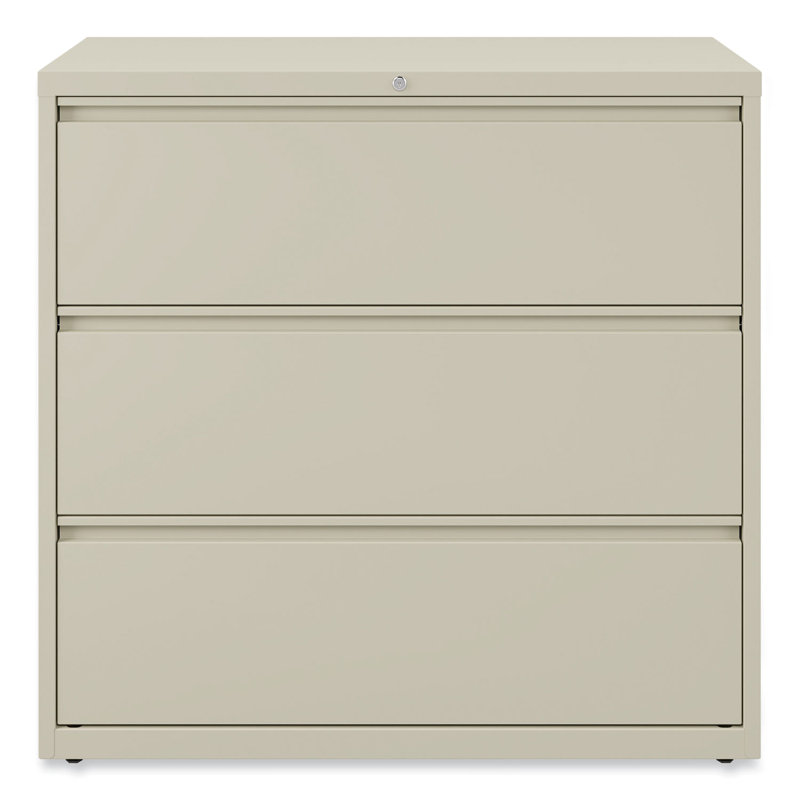 Putty 3-Drawer Lockable Lateral File Cabinet