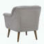 Fauteuil surdimensionné Savona - Tissu gris acier