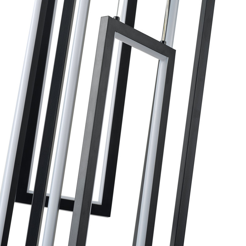 Ismari 5 - Light Black LED Geometric Pendant
