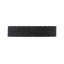 Chainsaw Console Table, Burnt Black, Black Iron Cross Base