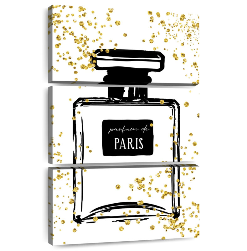 Senne Glitter Perfume I, 45" H x 28" W