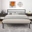 Queen Slat Headboard Design Bed-92686556