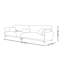 Canapé droit moderne et minimaliste lavable