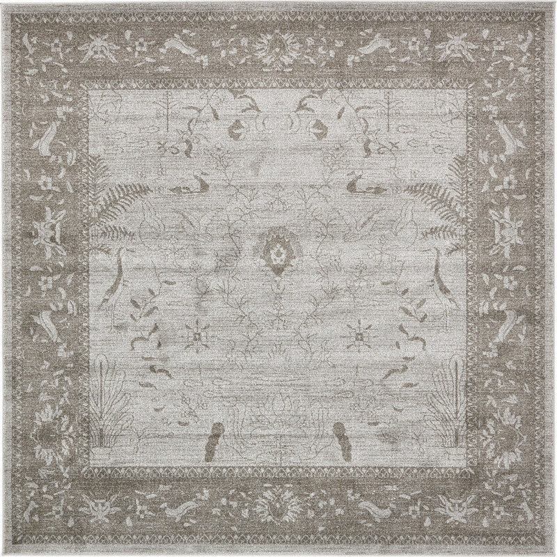 Henretter Oriental Indoor Rug, Square 7'10"