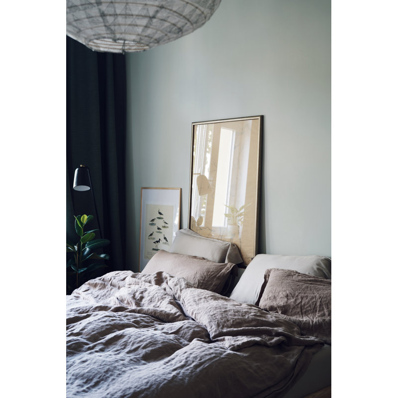 Huntingdon Solid Colour Duvet Cover Set with Pillowcases, 220 x 240cm Duvet Cover + 1 Pillowcases