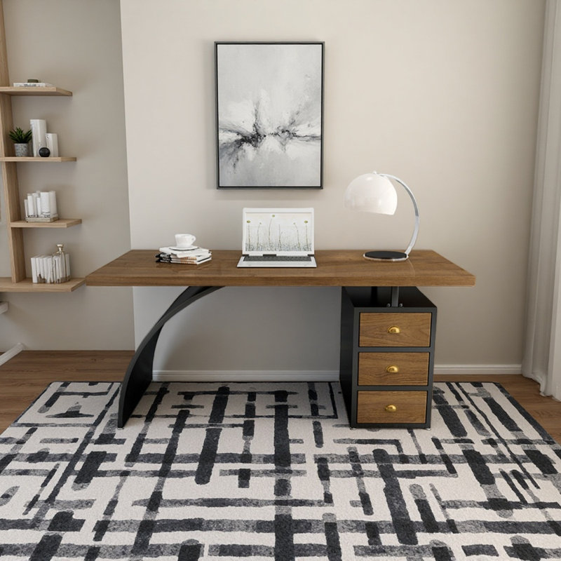 Pinkney Writing Desk, 29.53" H x 62.99" W x 27.56" D
