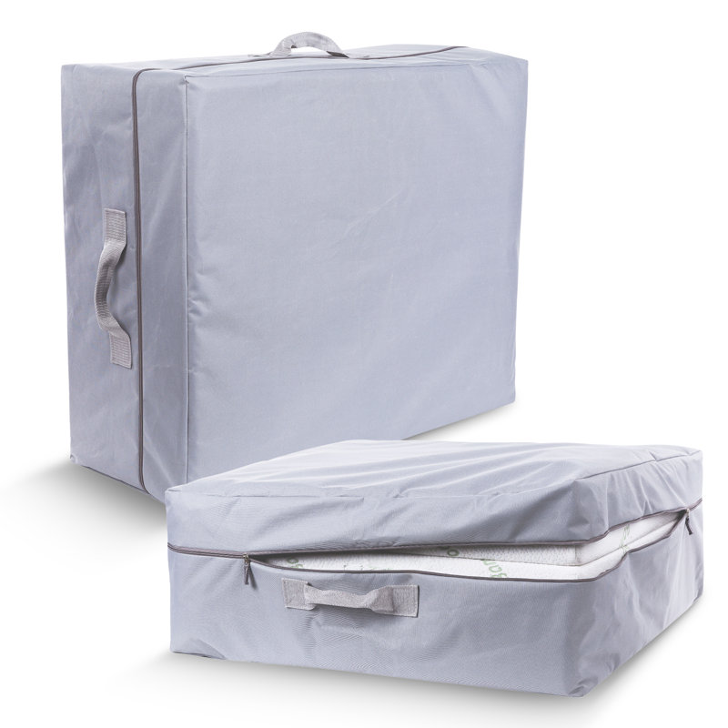 Sac de rangement Alexa avec fermeture à glissière, Lit simple