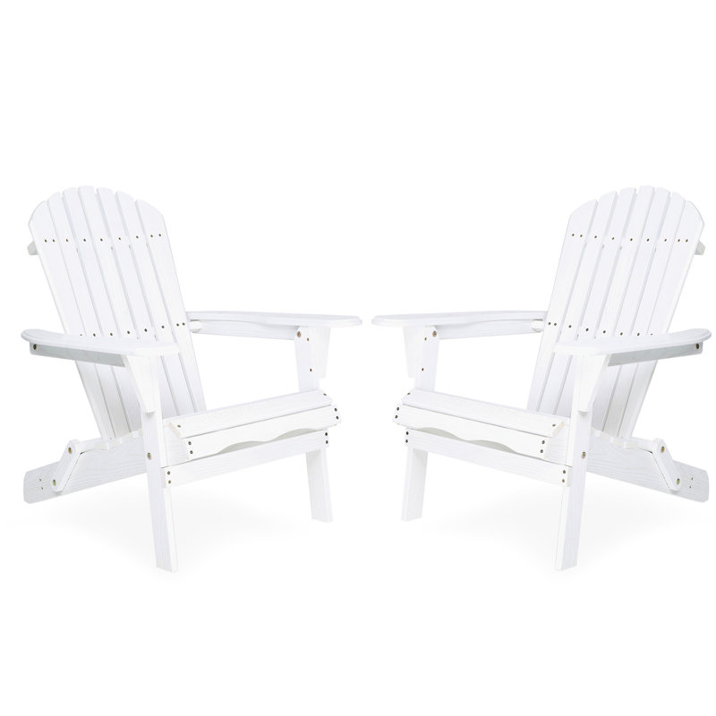 2 chaises de patio en bois gris - pliables et pliables, Gris