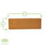 Nicola Spring - Coir Double Door Mat - 120 x 40cm - Classic