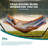  Weekender 2-Person Polyester Rope Hammock w/ Spreader Bar, 80x55
