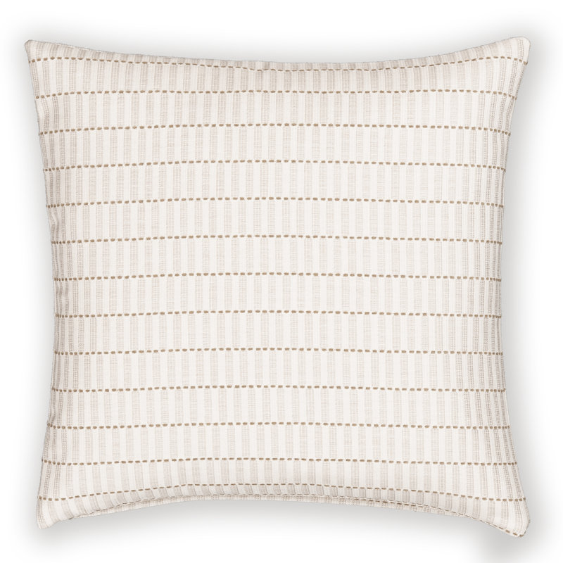 Coussin extérieur en lin Sunbrella, Lin, 20 po x 20 po, Bourre en polyester