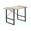 Bureau d'ordinateur, bureau personnel, ordinateur portable, travail, métal, contemporain, moderne-1872844329