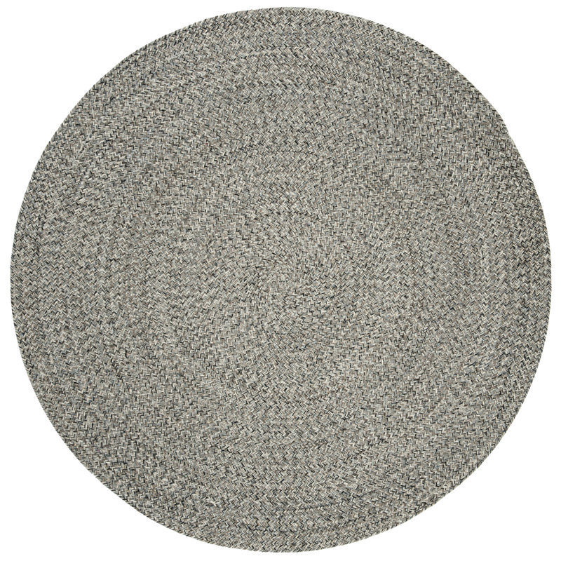Sieglinde Round Cotton Hand Woven Indoor / Outdoor Area Rug, Round 152 cm