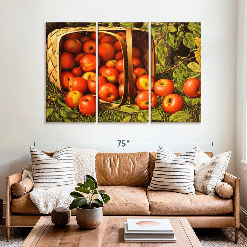 Panier de pommes Yarlin, H 42 po x l 65 po