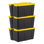  IRIS 94 Qt. Plastic Storage Bins with Lids