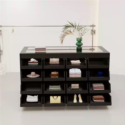 Vitrine à tiroirs multi-niveaux à usage commercial