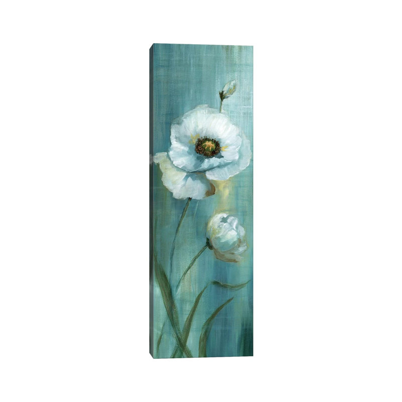Seabreeze Poppy I by Nan - Panoramic Painting on Canvas, Wrapped Canvas, 152.4 cm H x 50.8 cm W x 3.175 cm D