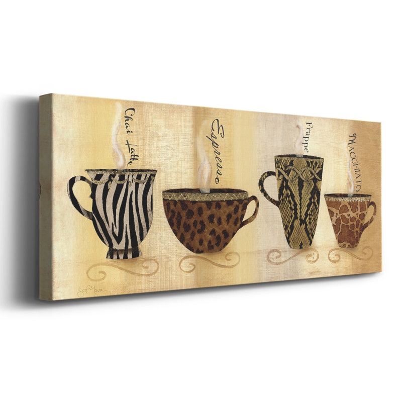 Café Exotica I sur toile, H 8 po x l 20 po x P 1,5 po
