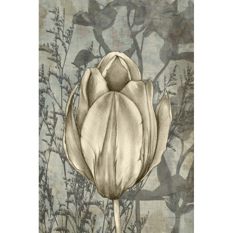 Tulip & Wildflowers I by Jennifer Goldberger - Wrapped Canvas Art Prints, 91cm H x 61cm W x 3.8cm D