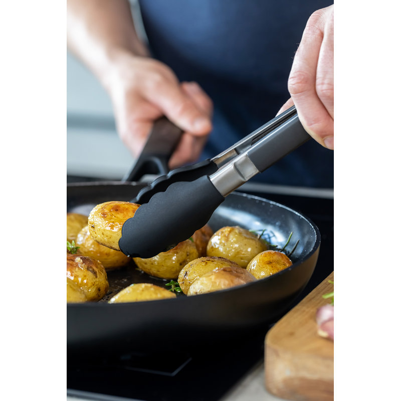 KitchenAid Silicone-Tipped Side-Locking Tongs, 23cm, 23 cm