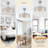 Faulks 19'' Industrial Reversible Caged Ceiling Fan with Light Kit and Remote-827873383