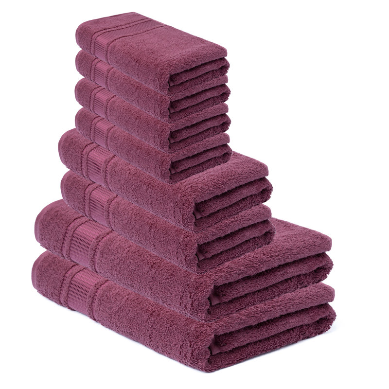 Turkish Cotton Bath Towels, Regal Purple