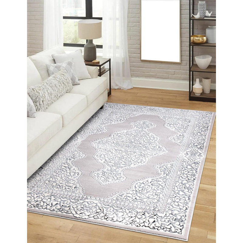 Carenda Floral Area Rug, Rectangle 200 x 290cm