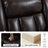 39.4'' Wide Dual Motor Zero Gravity Recliner Breathable Leather With Massage Heat Cup Holders Side Pocket and USB Port-124580135