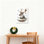 Art mural sur toile, flocon de neige d'hiver