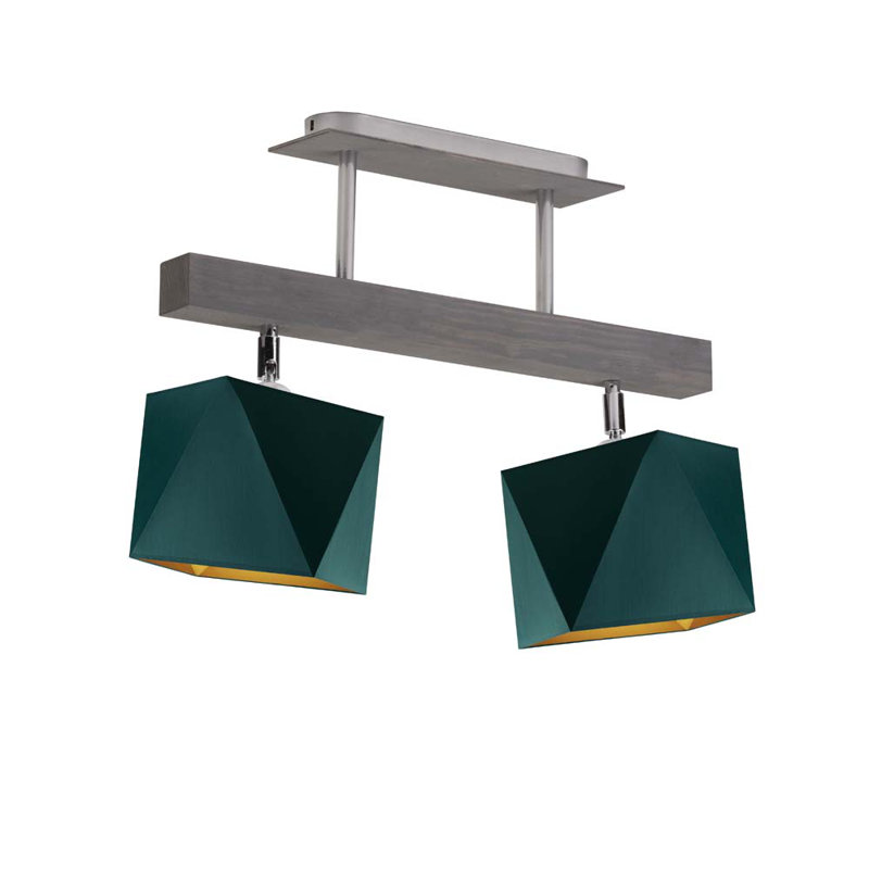 Fianna 2 - Light Kitchen Island Pendant, Green, Grey