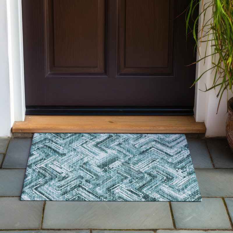 Geometric Rug, Rectangle 1'8" x 2'6"