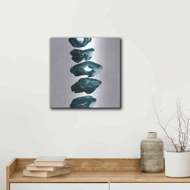 Brayden Studio® «Ir irrégulier 2» par Iris Lehnhardt, art mural en métal, H 12 po x l 12 po