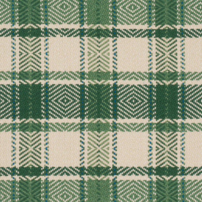 Heidi Check Fabric, Green