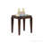 Walnut End Table With Tapered Leg