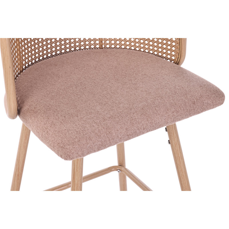 Ensemble de 4 tabourets de bar pivotants Willow Curve 28.5H