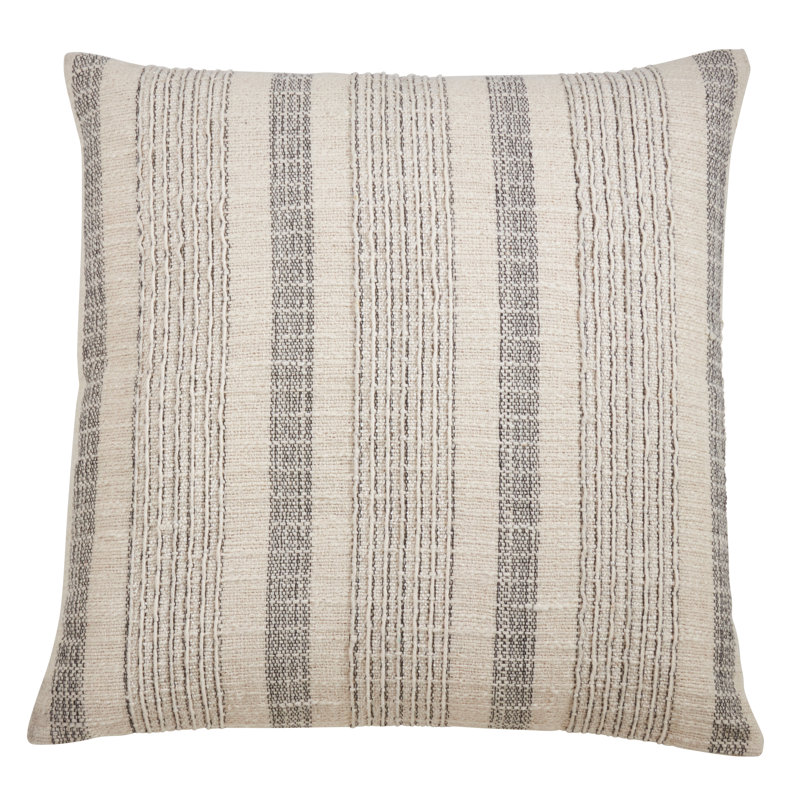 Alexandria Collection Striped Cotton Pillow Cover, Pillow Cover Only - No Insert