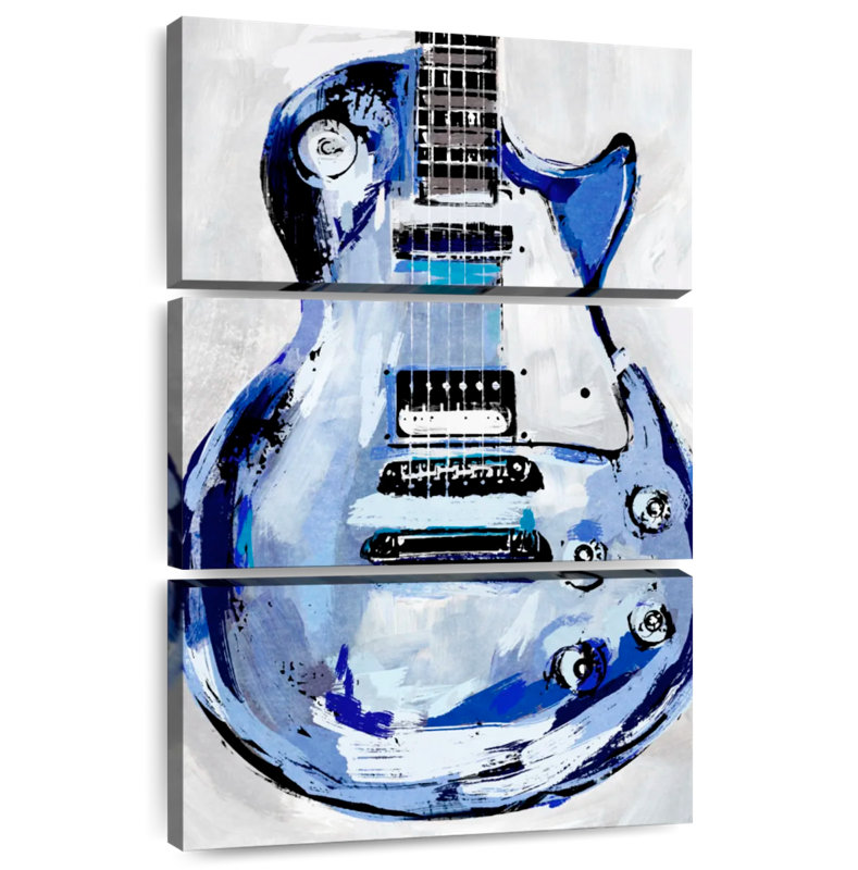 Abarca Electric Blues I, 74" H x 48" W