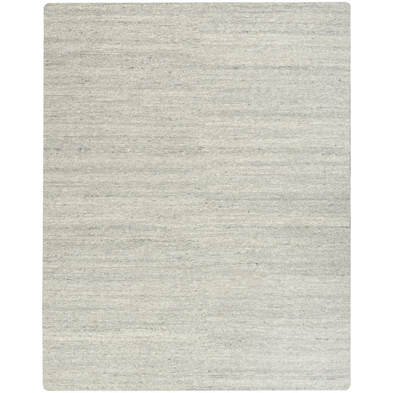 Nourison Alanna Farmhouse Indoor Rug, Silver, Rectangle 7'9'' x 9'7''