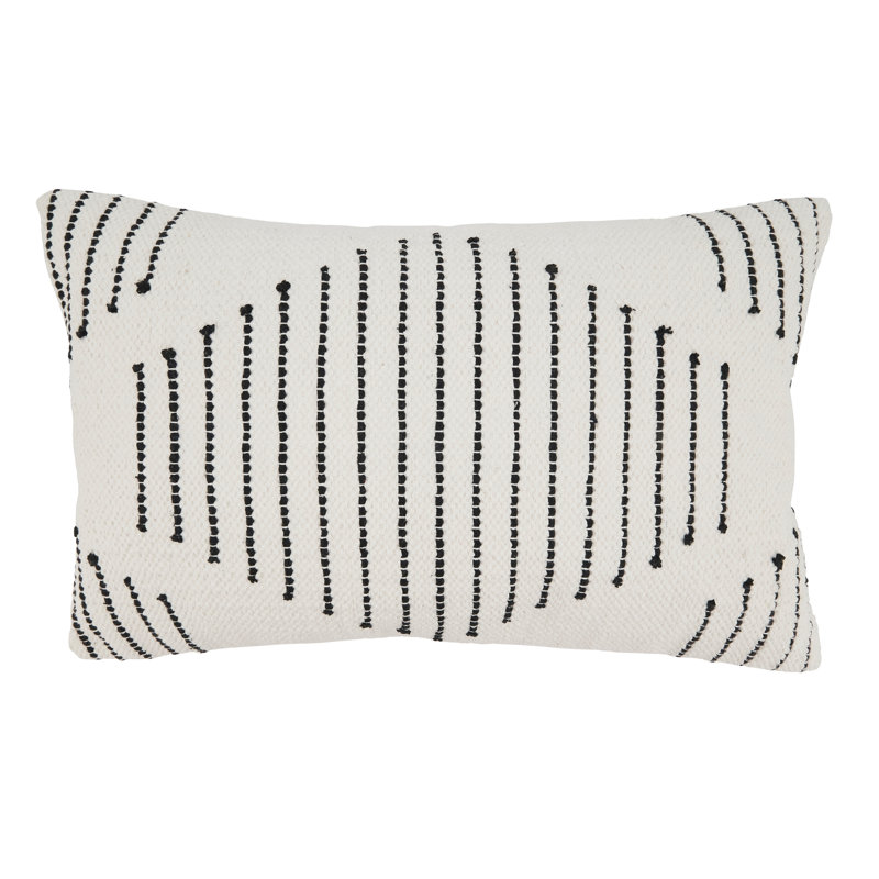 Indi Collection Geometric Cotton Pillow Cover