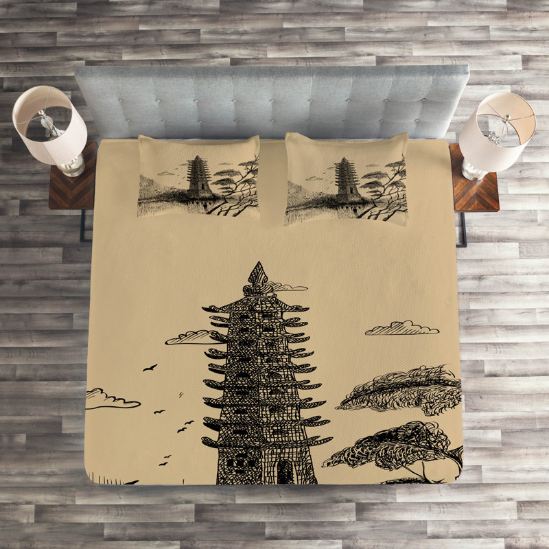 Eclectic Polyester Coverlet