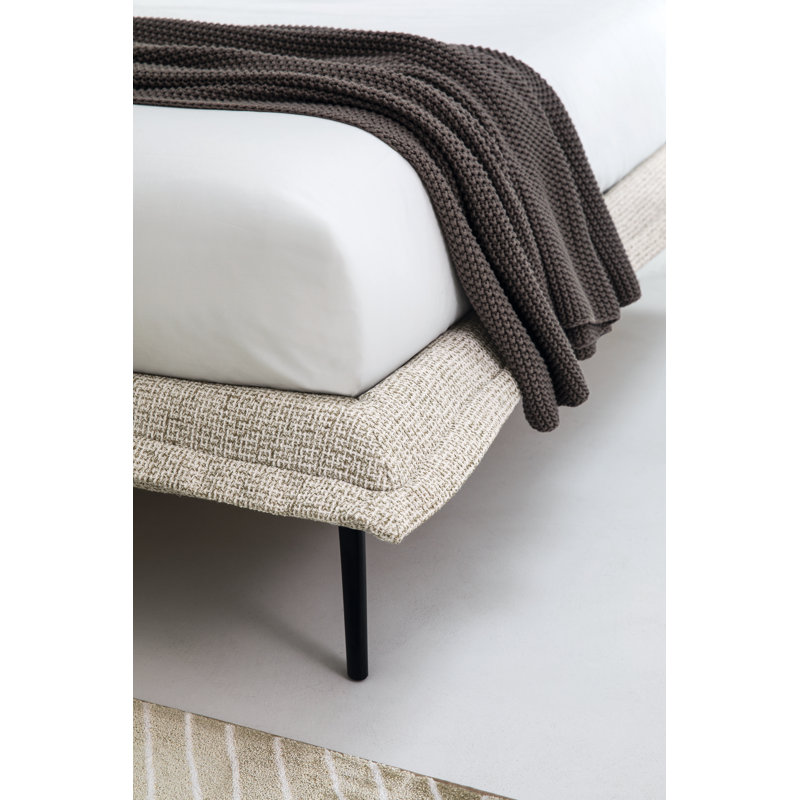 Fluff Fully Upholstered Platform Bed, Queen