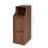 27" Tall Fluted End Table Set With 2 Drawers, Mid-century Modern Narrow End Table(set Of 2)-1856356823