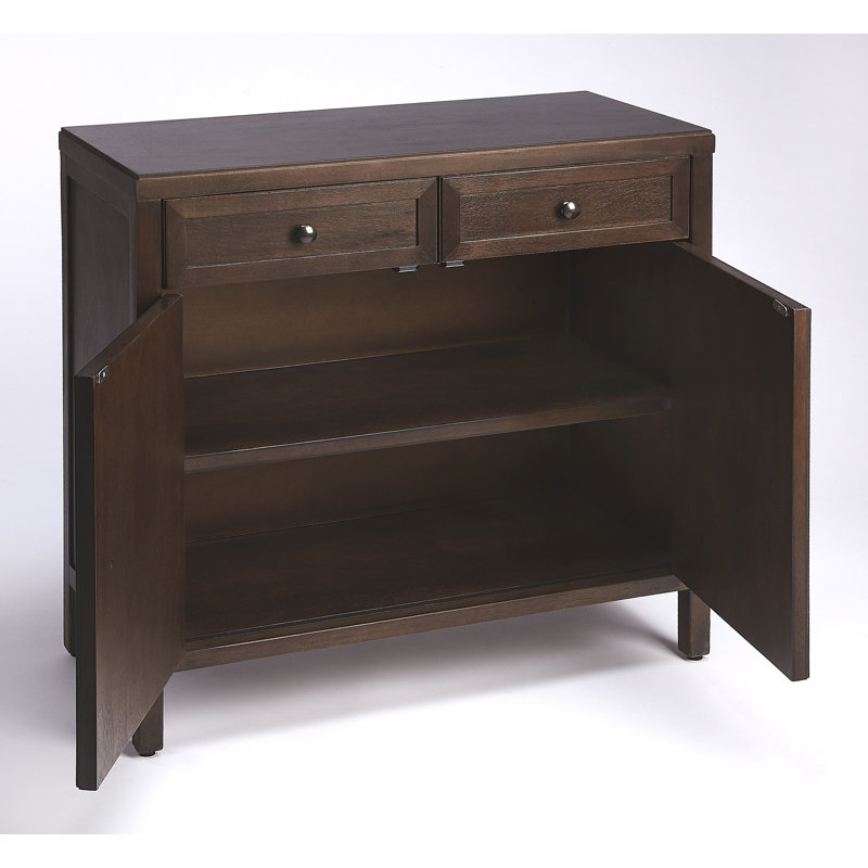 Imperial Console 2 Drawer Accent Cabinet, Brown