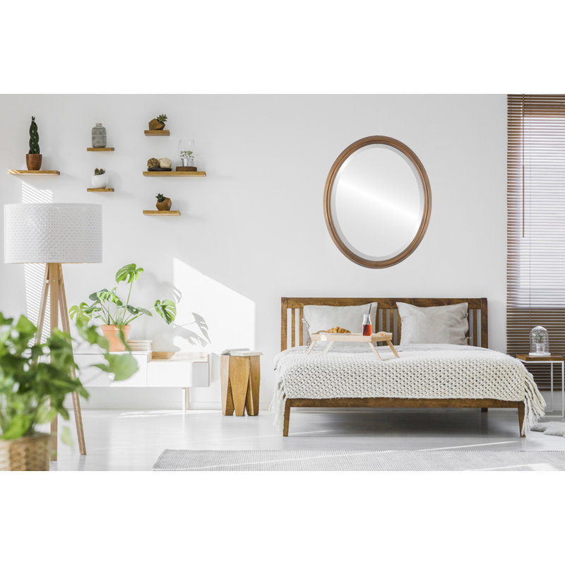 Miroir d'appoint traditionnel Wooler, 17 po x 13 po