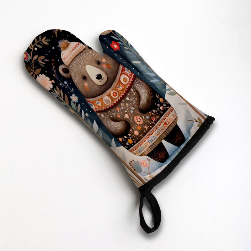 Fourre-tout en coton Folk Art