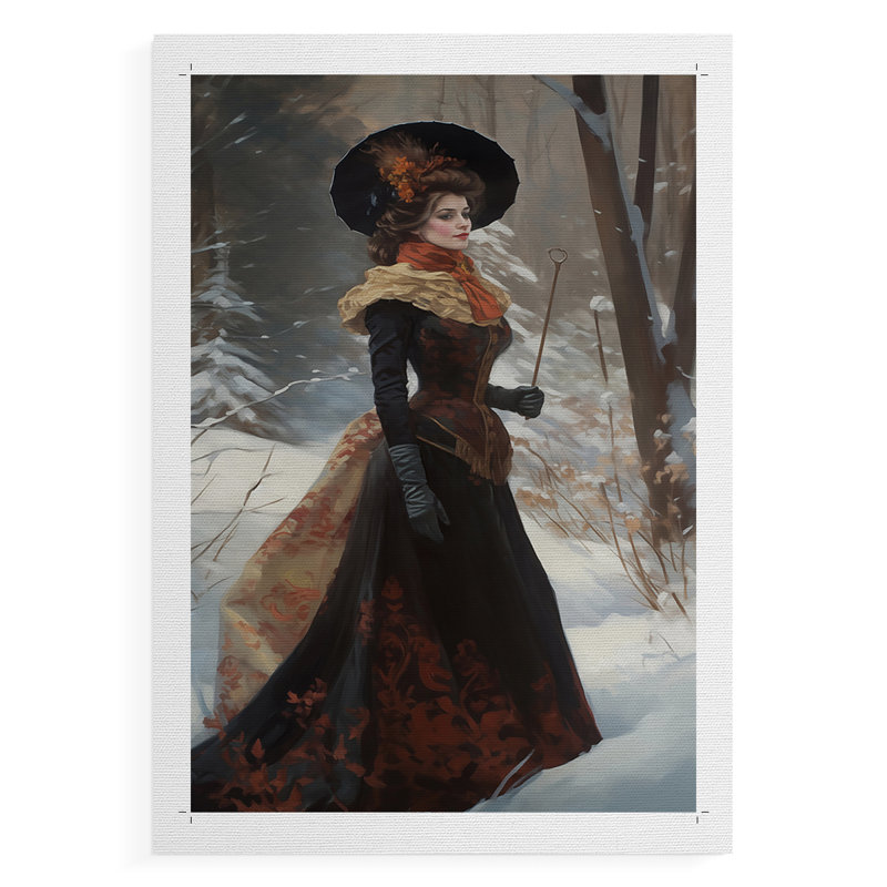 WOMEN Series CMLXXXVI  -Premium Canvas Print Only - NOT FRAMED -Ready to Hang, 18" H x 12" W