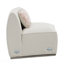 Canapé modulaire beige avec 3 coussins Boucle
