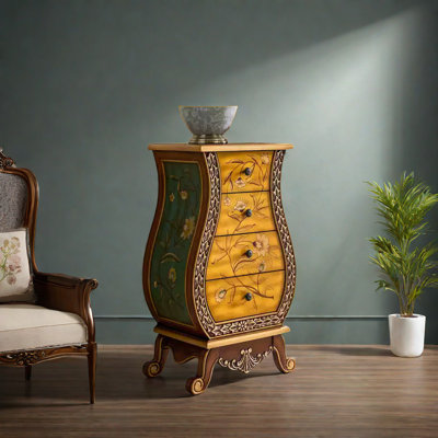 American Country Style Accent Chest