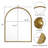 Antique Mirror with Metal Frame – Arched Beaded Wall Mirror-1354772561-1354772563